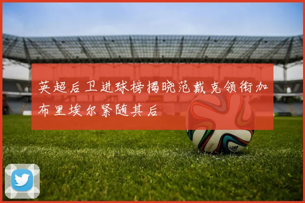 英超后卫进球榜揭晓范戴克领衔加布里埃尔紧随其后